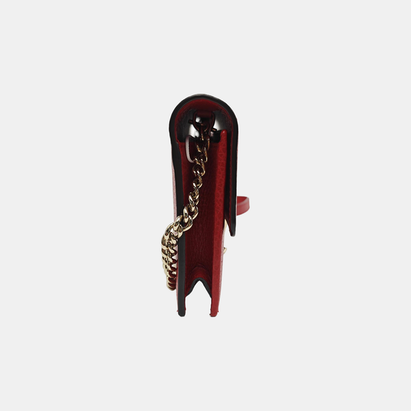 Calfskin Shoulder Bag Red