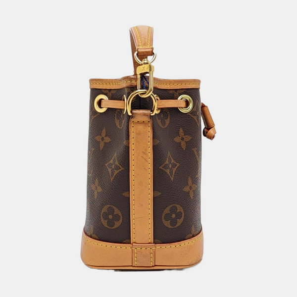 NOÉ Nano Monogram Coated Canvas Brown