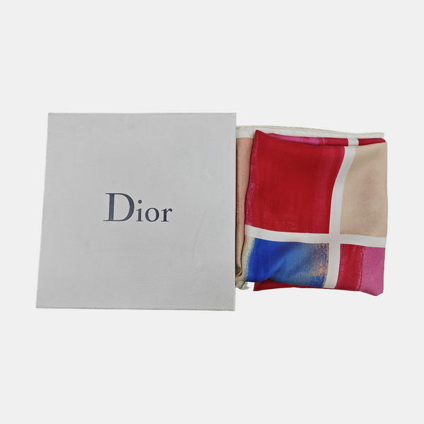 Mulberry Silk Silk Scarf Multicolor