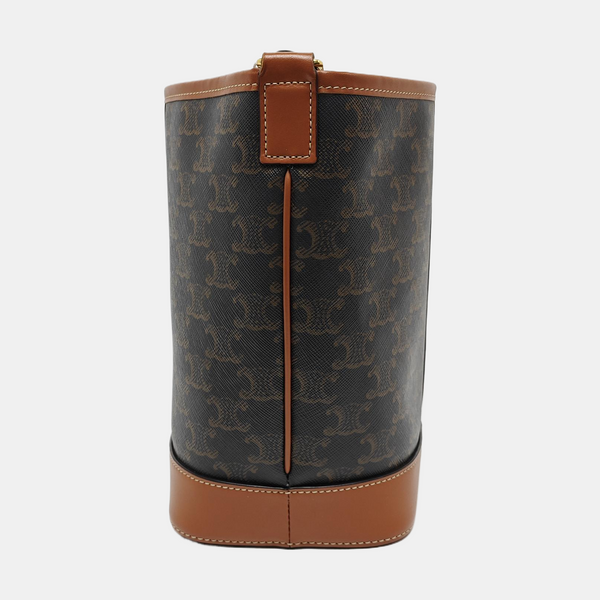 TRIOMPHE CANVAS Small Coated Canvas Brown