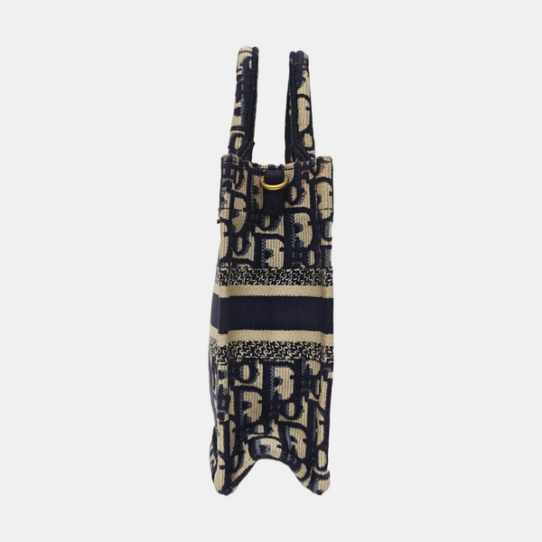 Book Tote Oblique Fabric Beige