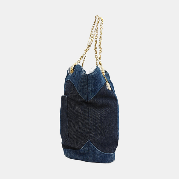 Denim Shoulder Bag Blue