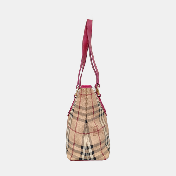 Nova Check Coated Canvas Brown