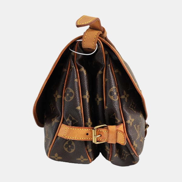 SAUMUR Monogram Coated Canvas Brown