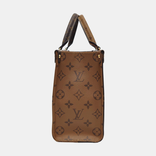 ONTHEGO PM Monogram Coated Canvas Brown