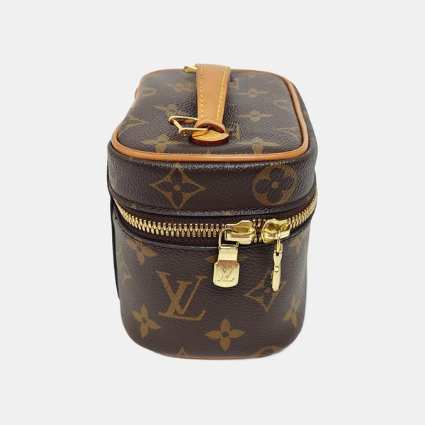 NICE Super Mini Monogram Coated Canvas Brown