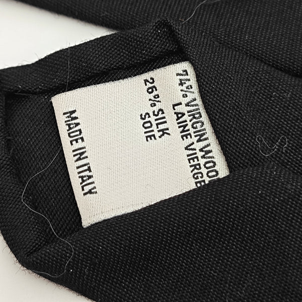 Wool Tie Black
