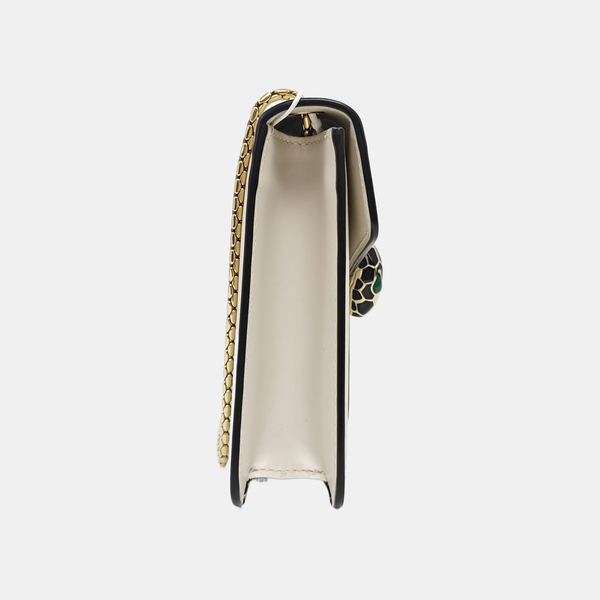 SERPENTI FOREVER Small Calfskin White