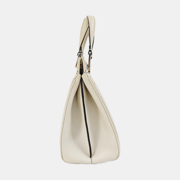 Zumi Small Calfskin White