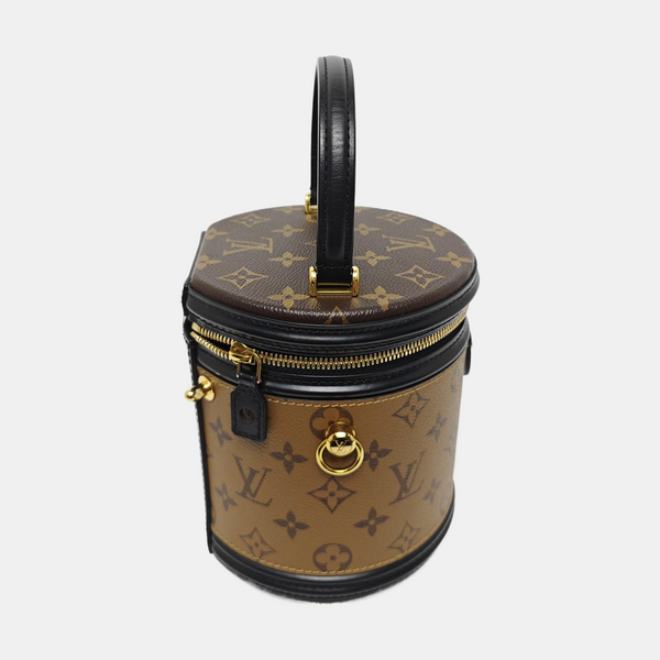 CANNES PM Monogram Coated Canvas Brown