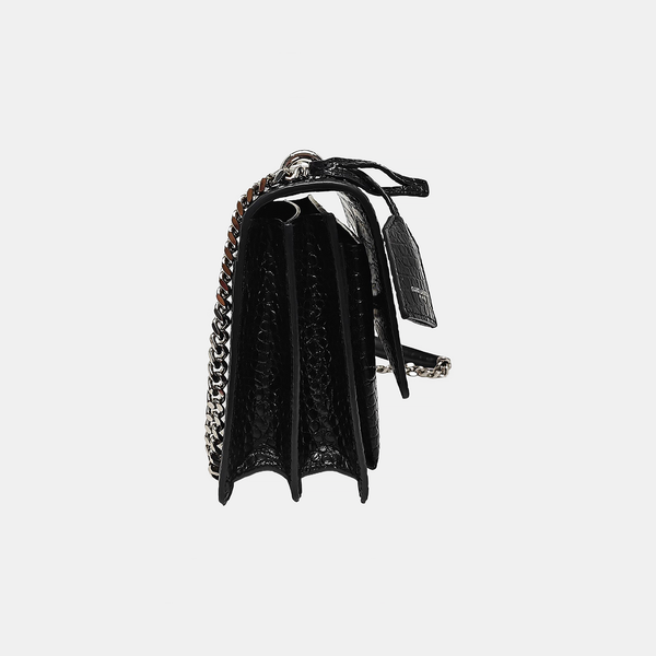 SUNSET Medium Calfskin Black