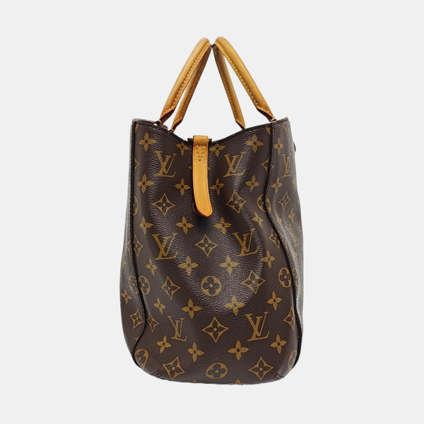 MONTAIGNE GM Monogram Coated Canvas Brown