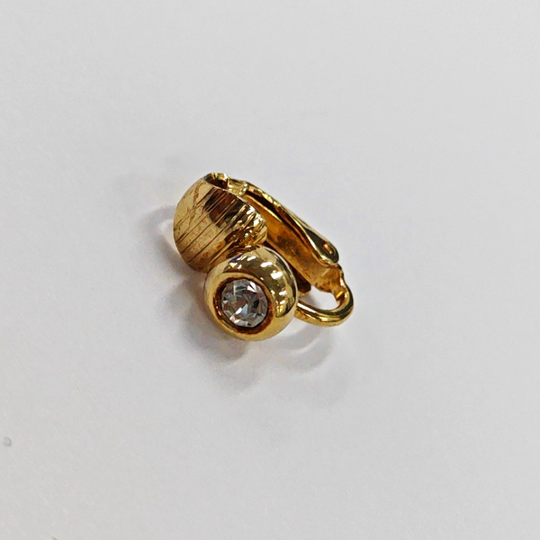 Metal Gold Clip On Earrings