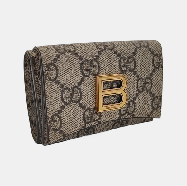 The Hacker Project Monogram Coated Canvas Beige
