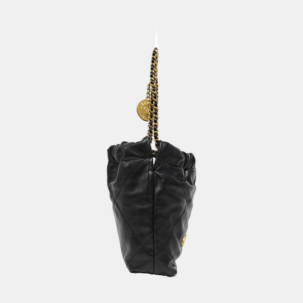 CHANEL 22 Mini Quilted Calfskin Black
