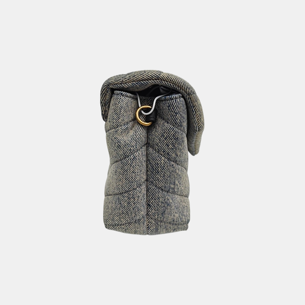 PUFFER Quilted Canvas Blue