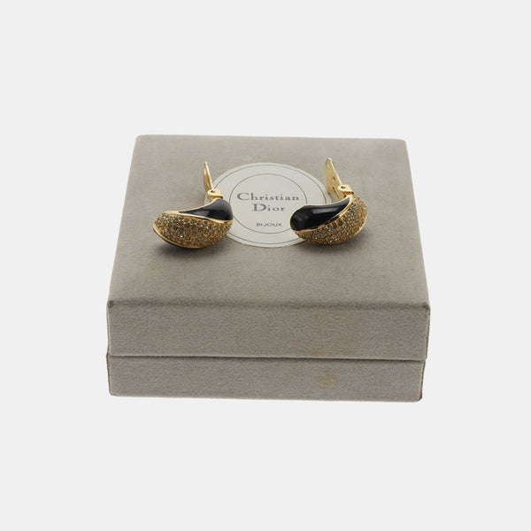 Metal Gold Clip On Earrings