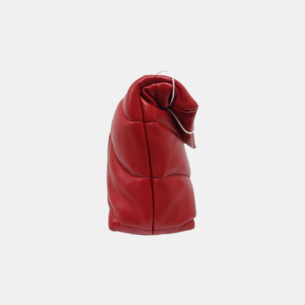 PUFFER Mini Quilted Lambskin Red