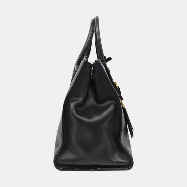 Esplanade Saffiano Calfskin Black
