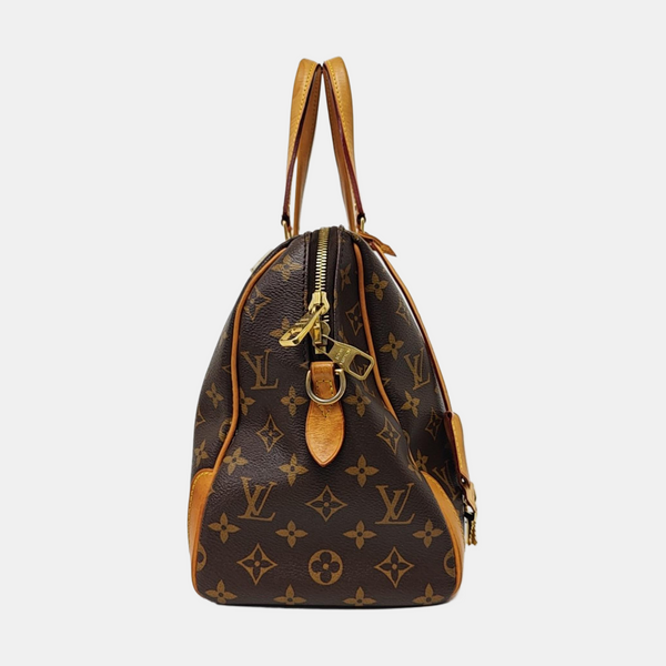 RETIRO NM Monogram Coated Canvas Brown
