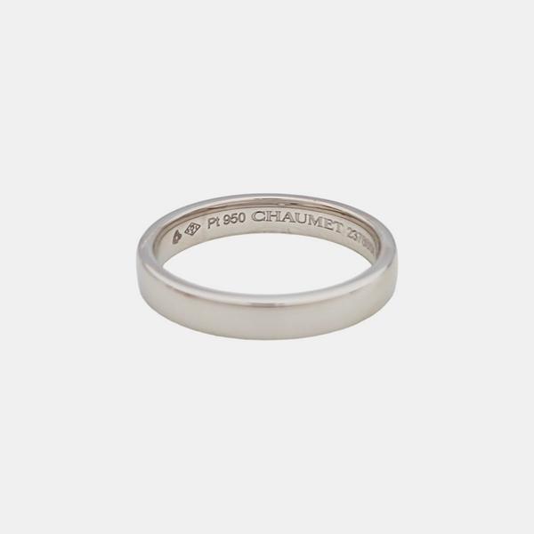 LES ÉTERNELLES Platinum 950 Silver Ring EU 56
