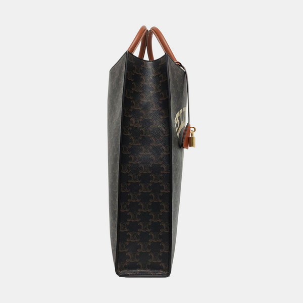 CABAS CELINE Medium Coated Canvas Black