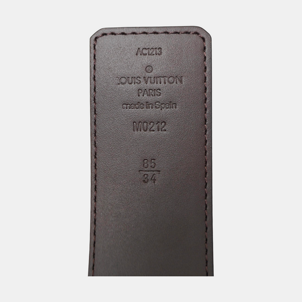 Coated Canvas Belt Brown