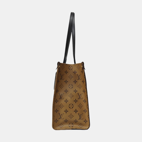 ONTHEGO MM Monogram Coated Canvas Brown