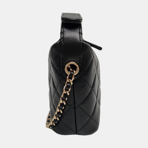 HOBO Quilted Grained Calfskin Black
