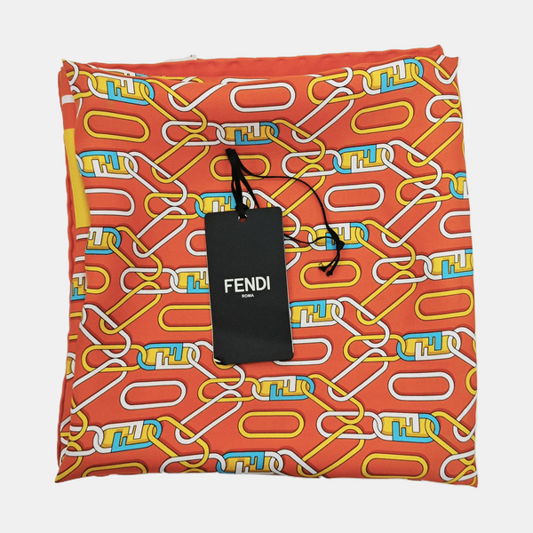 Mulberry Silk Silk Scarf Orange