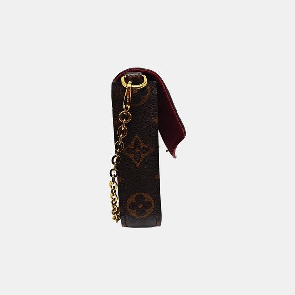 FÉLICIE Monogram Coated Canvas Brown
