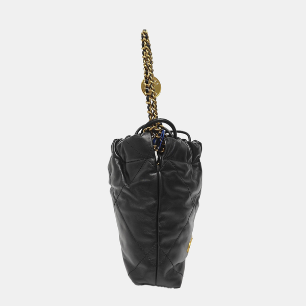 CHANEL 22 Mini Quilted Calfskin Black