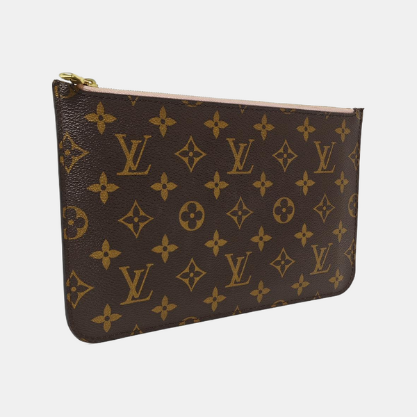 NEVERFULL PM Monogram Coated Canvas Brown