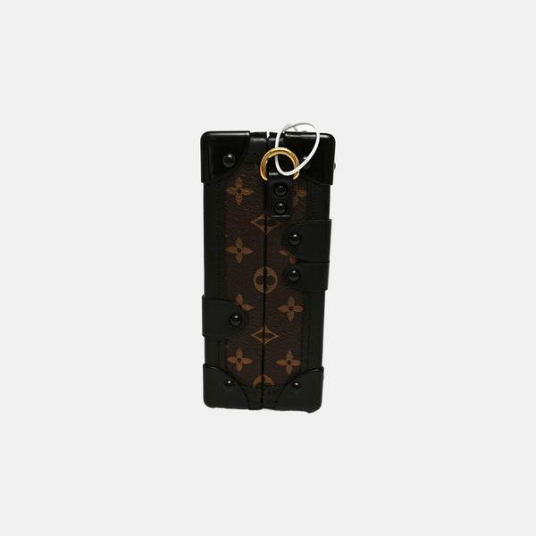 PETITE MALLE Monogram Coated Canvas Brown
