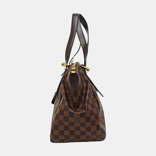 VERONA MM Damier Ebene Coated Canvas Brown