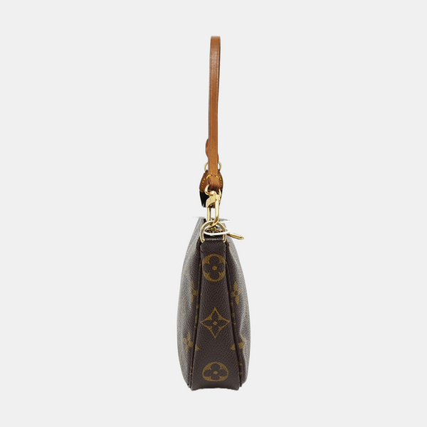 ACCESSOIRES Monogram Coated Canvas Brown