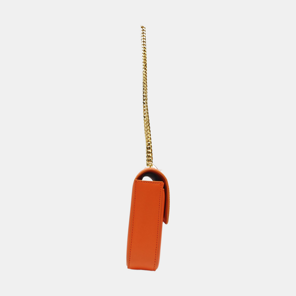 Authenticated pre-owned TRIOMPHE Calfskin Orange - Shoulder Bag at Looply