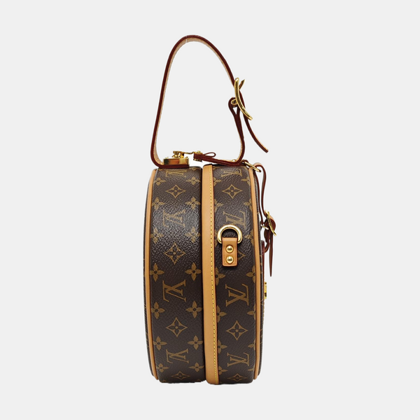 BOITE CHAPEAU PM Monogram Coated Canvas Brown