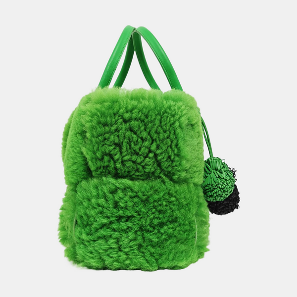 Authenticated pre-owned Arco Sheepskin Green - Tote Bag at Looply