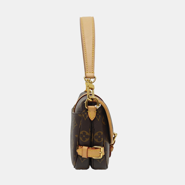 SAUMUR BB Monogram Coated Canvas Brown