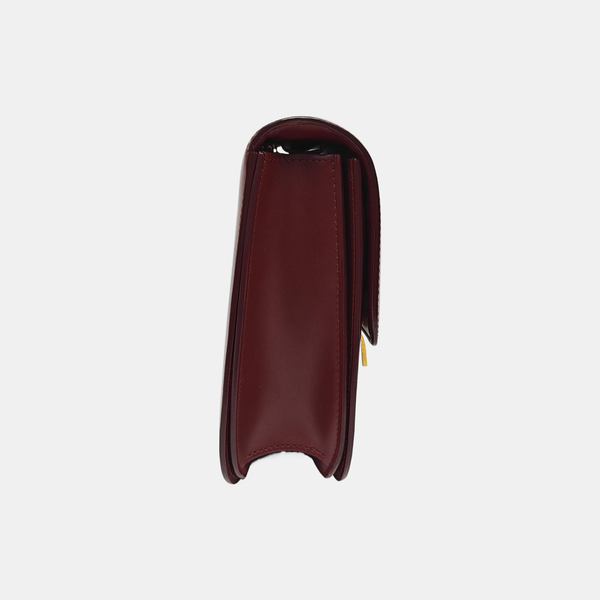 CLASSIC BOX Piel de ternera mediana Roja