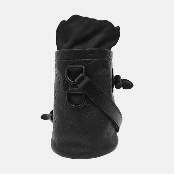CHALK Monogram Calfskin Black