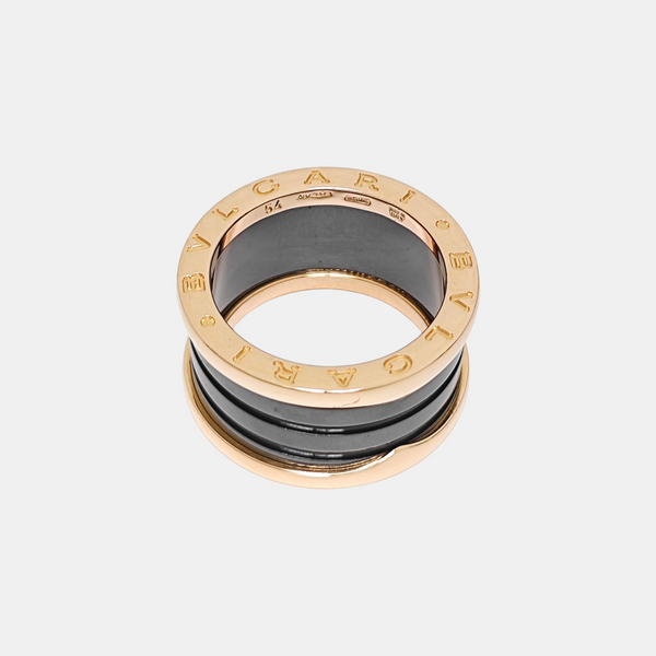 B.ZERO1 18k Rose Gold Ring EU 54