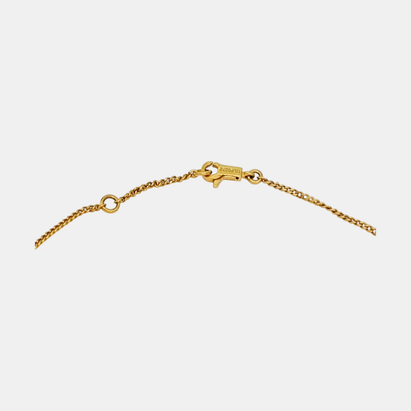 ALPHABET Brass Gold Necklace