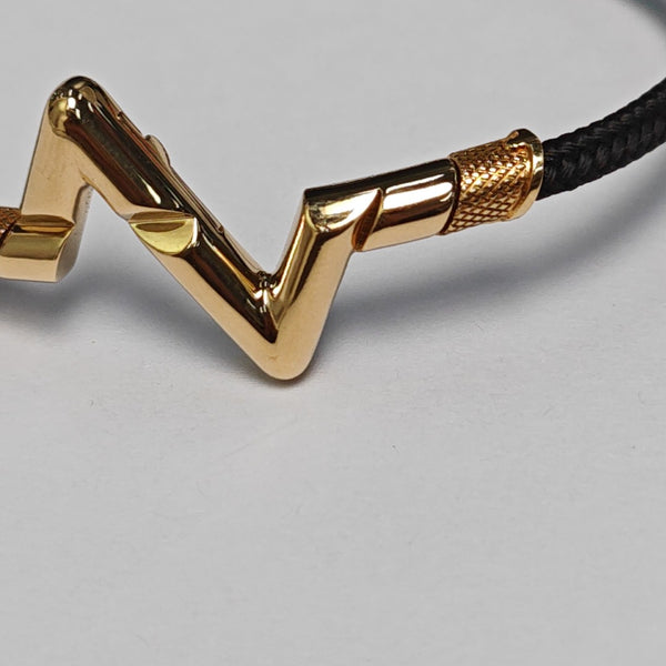 LV VOLT Fabric Black Bracelet