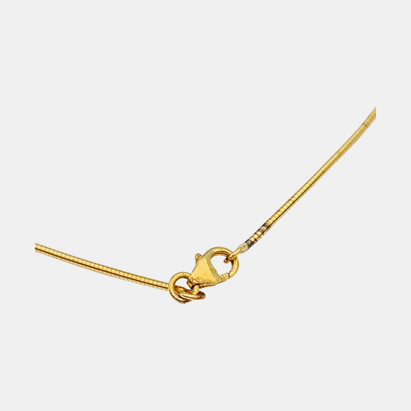 Cage D'h 925 Sterling Silver Gold Necklace
