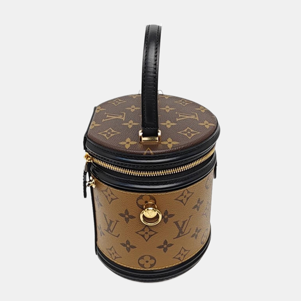 CANNES PM Monogram Coated Canvas Brown