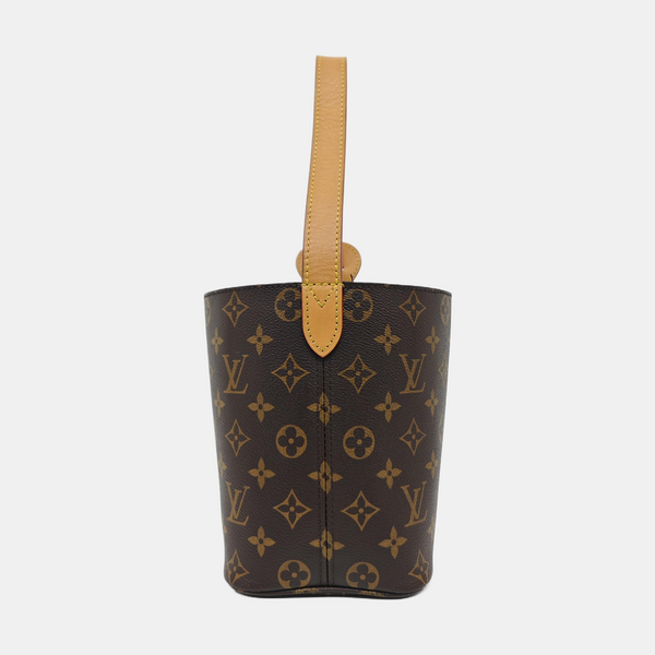 ALL IN BB Monogram Coated Canvas Brown