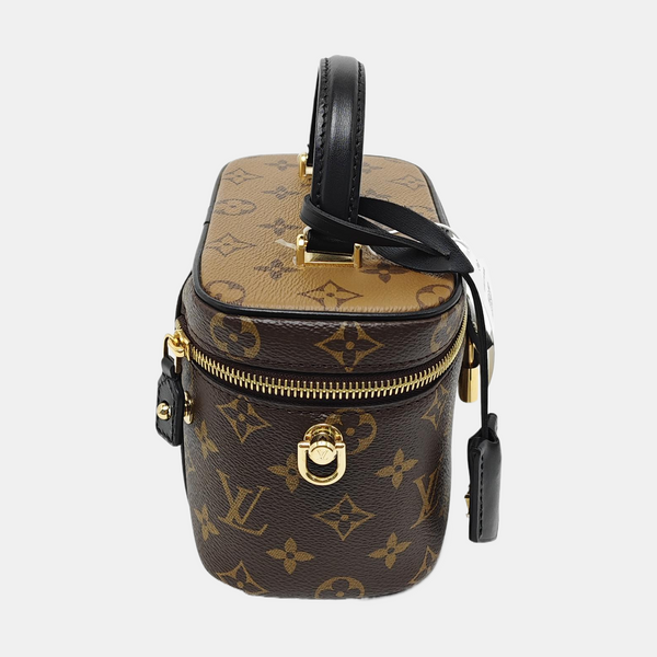 Vanity Chain Pouch Monogram Coated Canvas Brown