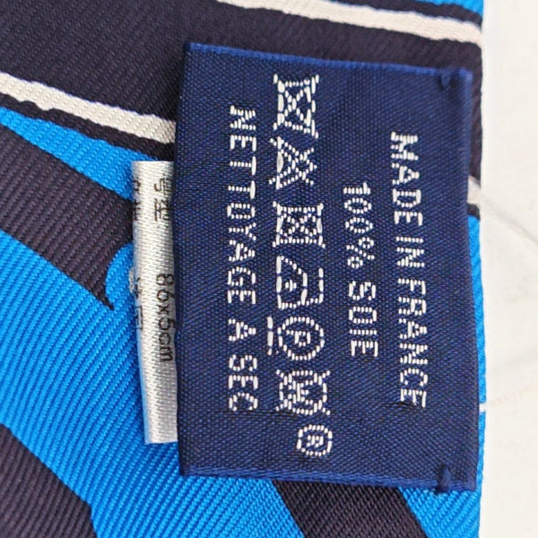 Mulberry Silk Silk Scarf Blue
